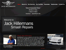 Tablet Screenshot of jackhillermans.com.au